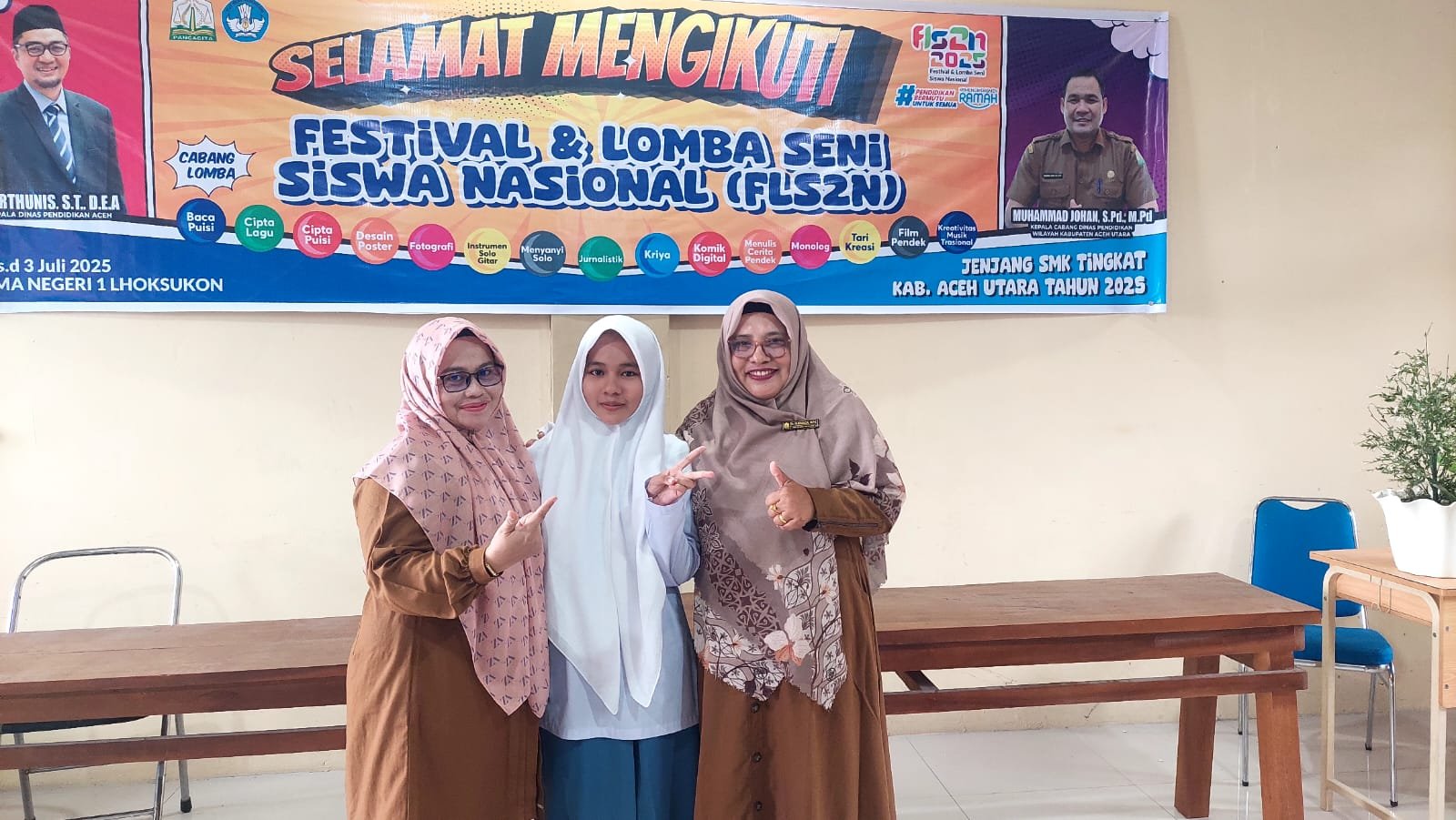 SMAN 1 Kuta Makmur Ikut Partisipasi Pada Lomba FLS3N di CABDIN Aceh Utara